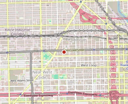 Map showing The Loyalist