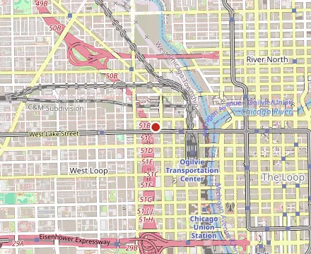 Map showing Oriole