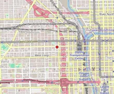 Map showing Girl & The Goat