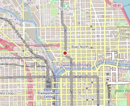 Map showing Gene & Georgetti